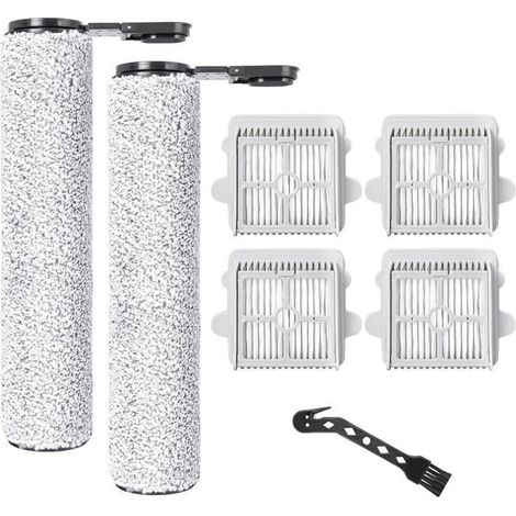 Accessoires de rouleau de brosse pour Roborock F25, F25 ACE, F25 RT, F25 LT, F25 ALT pièces,2 rouleaux+2 filtres (1/5)