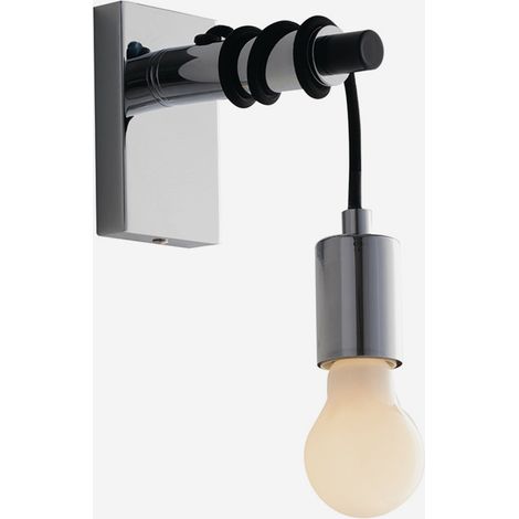 Lampada applique in metallo cromato design moderno Anouk