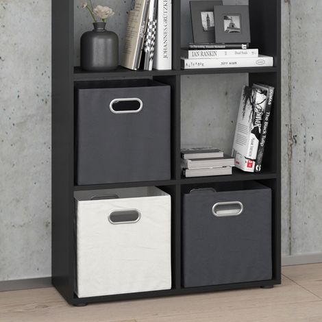 Separador de ambientes Scutum, Negro, 143 x 72 cm, Vicco