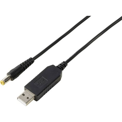 VOLTCRAFT Convertitore di tensione USB Connettore cavo: 5,5 x 2.1 mm Black Convertitore DC/DC, 5 adattatori DC (1/5)