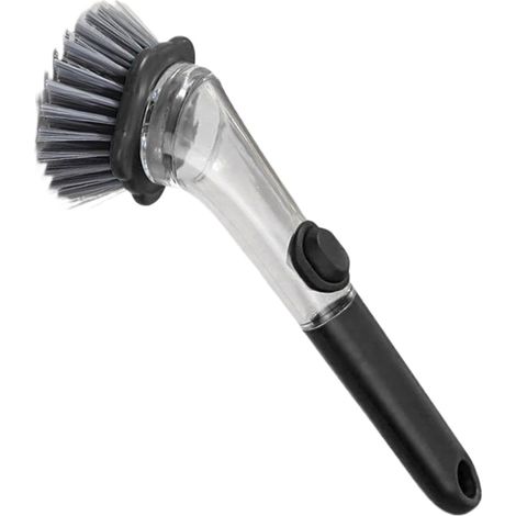 Brosse vaisselle à savon Brosse récurante ergonomique avec poignée Brosses De Cuisine Pour Vaisselle Pour casseroles poêles éviers cuisine (1/5)