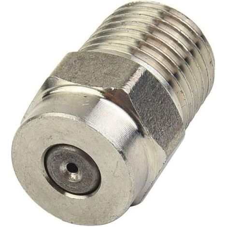 Pair Buse de rechange pour nettoyeur haute pression conçue pour balai à eau et nettoyeur de châssis avec construction en acier inoxydable et indice de 4000 PSI (0°) (1/5)