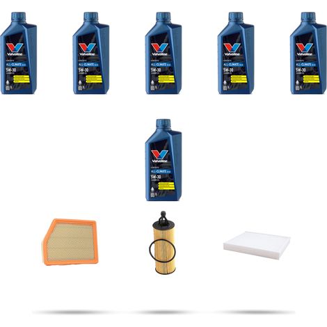 Kit tagliando 3 FILTRI e 6L OLIO compatibile con Jeep Cherokee IV (KL) 3.2 200kw dal 2013 (1/5)