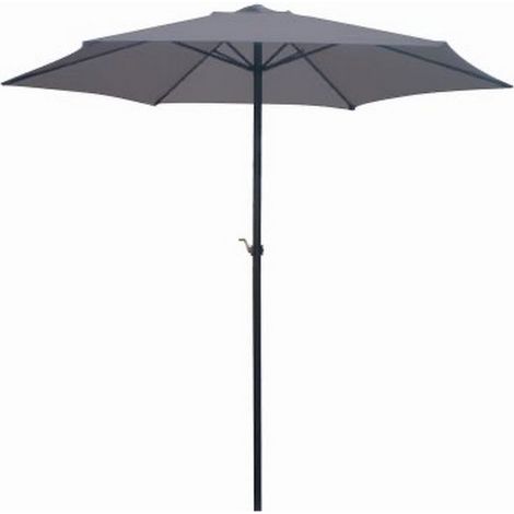 Parasol - L270 X W270 X H240 cm - Assembled - Grey