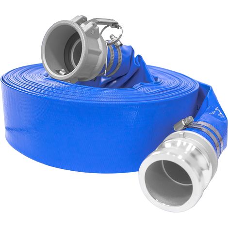 Bricoferr Kit manguera agua plana 1" 4/12 bar 20m (1/3)