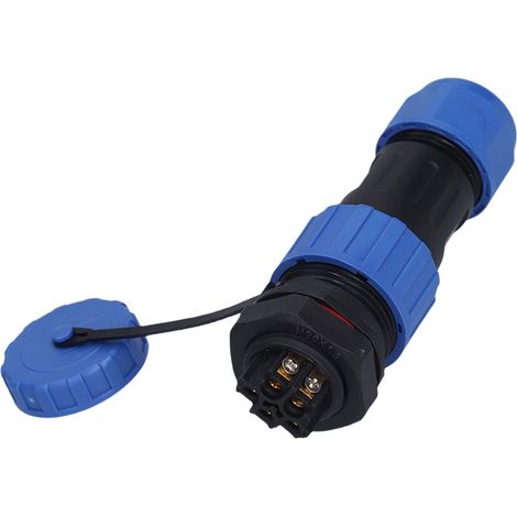 Connecteur étanche IP68, écrou arrière, prise d'alimentation aéronautique 250 V pour câble, LP205 broches (1/5)