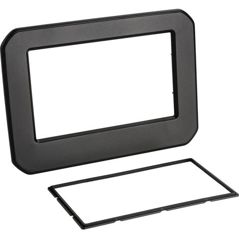 Plaque de support autoradio 2Din Suzuki Ignis 2017-2022 noir mat