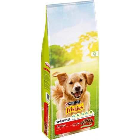 Pienso PURINA FRISKIES VITAFIT ACTIVE CON BUEY para perros con