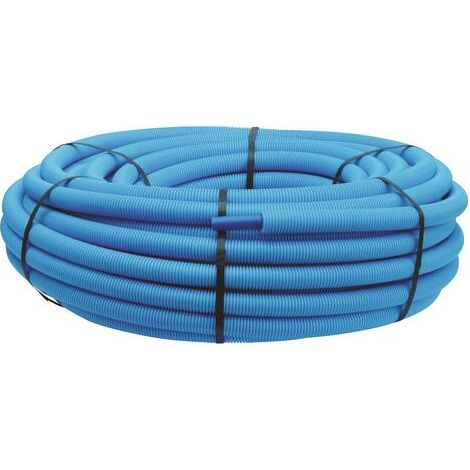 100 m Tube PER pré-gainé bleu Ø12 - Somatherm