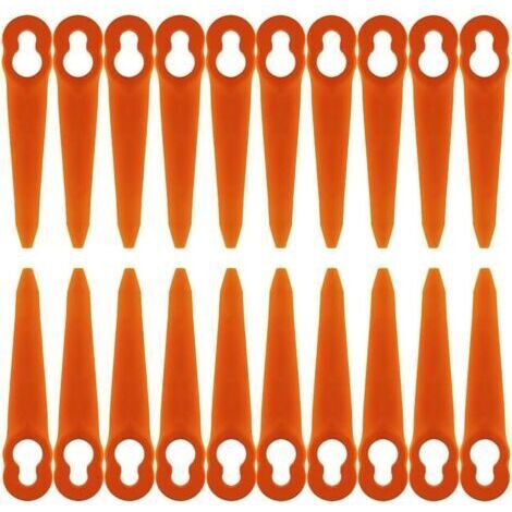 Lot de 100 Lames Compatible pour Coupe Bordure Stihl PolyCut 2-2 PolyCut 3-2, FSA 45 FSA 57 FSE 52, Lames en Plastique pour Coupe Bordure Stihl sans Fil