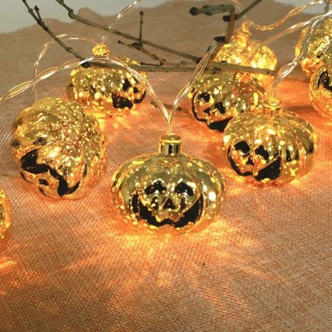 Lumière LED en guirlande d'Halloween Lumière citrouille 4 4 4 - couleur, taille (1/5)