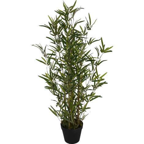 Künstliche Pflanze im Bambustopf, 97 cm (1/3)
