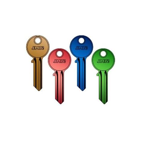 JMA llave puerta aluminio cay-1d rojo (caja 10) , Caja de 50 llaves de serreta en bruto UNIVERSAL en aluminio de colores variados, modelo CAY-1D.
Paquetes a 10 unds. Venta minima