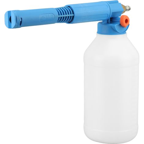 Pulvérisateur à mousse portatif 2000ML, raccord rapide 1/4 pouce, arrosoir haute pression pour jardin, voiture et extérieur, bleu (1/5)