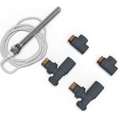 Talus - Dual Fuel Towel Rail Kit 150w Standard Anthracite (1/2)