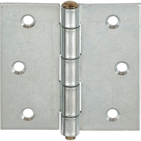 VORMANN Tür-Scharnier stark,B100xH100mm gerollt verzinkt (1/4)