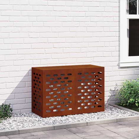 Klimaanlagenabdeckung Rostig 90 x 40 x 60 cm Wetterfeststahl