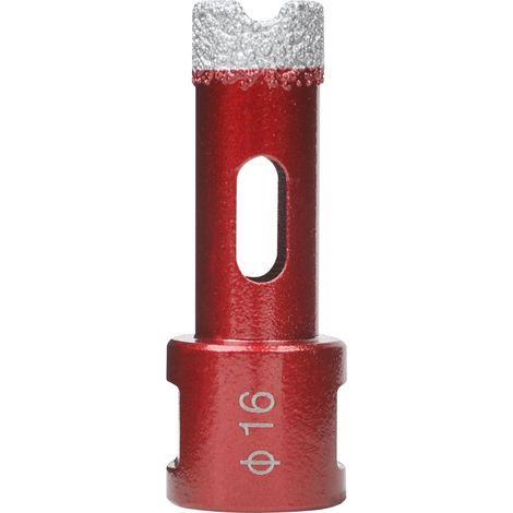 Foret diamant pour carrelage 16 mm, Scie Cloche Diamant Foret avec Filetage M14 Pour Le Forage à Sec Ou Humide De Manière Sec En Porcelaine, Carrelage, Granit, Marbre, Verre (1/5)