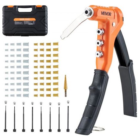 Riveteuse Manuelle 23 cm - Kit d'Outils à Riveter Complet (1/5)