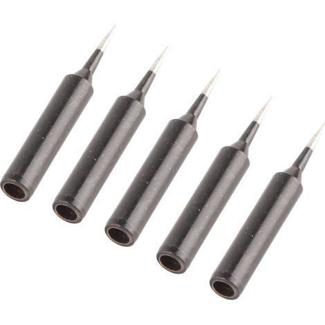 Kit de 5 pointes de fer à souder pour station de réparation BGA, pointes de soudure en cuivre, série 900M (pointe pointue) (1/5)