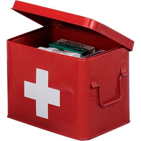 ZELLER Medizin-Box aus Metall in , Länge: 22 cm