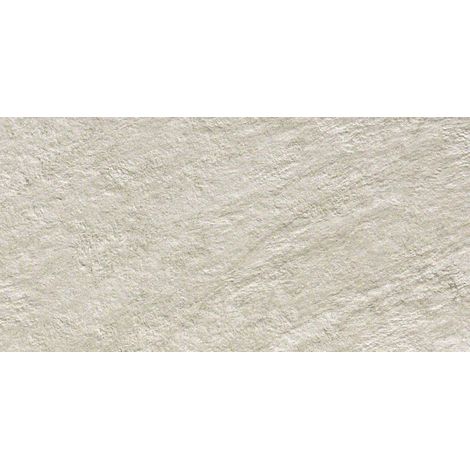 Carrelage effet Pierre Quartzite Gris Crème 60x30x0,9 cm Mat Teravio - Sol et mur intérieur (vendu par carton de 1,26 m²) - RO'MA CARRELAGE