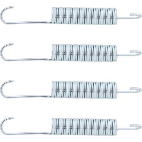 Lot de 4pcs 115x14x1,9mm Ressorts Inclinables en Acier Galvanisé à Double Crochet Pièce de Rechange Adaptée Aux Fauteuils Inclinables Et Aux Canapés (1/5)
