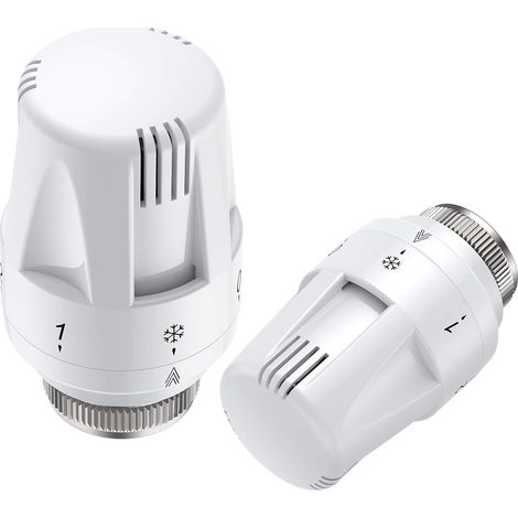 Homgen 2pcs Thermostatic Radiator Thermostat Head M30 x 1.5mm (1/5)