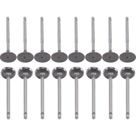 Válvulas de admisión y escape, diámetro de la válvula 26,0 mm, acero de alto rendimiento, compatible con Audi A1 A2 A3, admite múltiples códigos de motor, tipo de producto: admisión y escape (1/5)