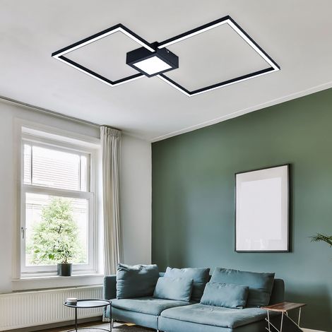 PLAFONIERA LED IN METALLO ANTRACITE (1/4)