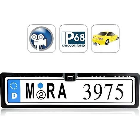 Camera de recul pour plaque d'immatriculation EU (1/4)