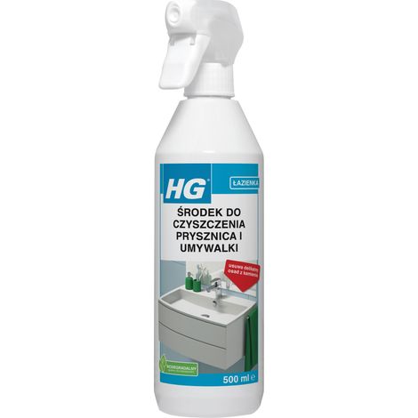 Nettoyant professionnel HG pour douche et lavabo 500 ml (1/2)