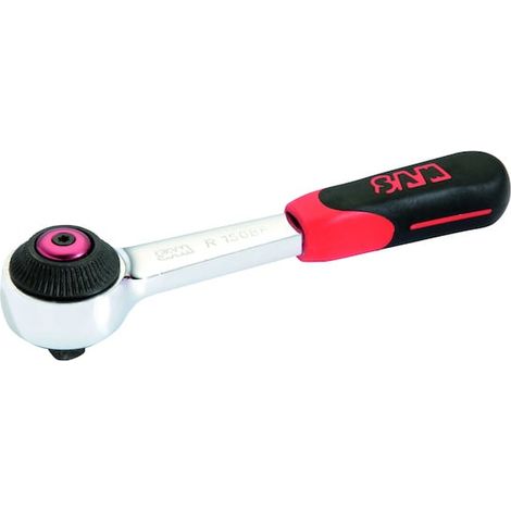 Cliquet tête ronde 1/4" à inversion centrale PUSH R-150BP (1/2)