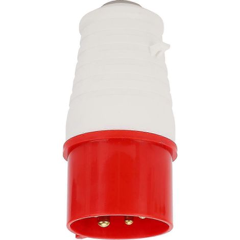 Connecteur industriel 5 broches triphasé 32A 220-380V/240-415V étanche et antidéflagrant, prise mâle robuste pour usage professionnel. (1/5)