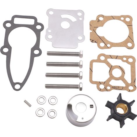Kit de réparation de pompe à eau 361-87322-0, kit de reconstruction de turbine, convient pour Tohatsu M6B, M8B et M9.8B. (1/5)