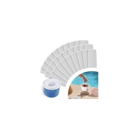 30er-Packung Skimmersocken – Filterkörbe und Skimmer entfernen Schmutz und Blätter aus eingelassenen und Aufstellpools (1/5)