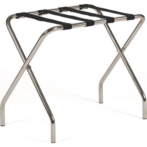 Portamaletas 40X60X54 Metal Cromado/Cuerda Negra (1/3)