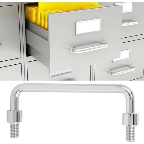 Poignée industrielle pliable en acier inoxydable de 120 mm (4,7 po) pour portes, fenêtres et armoires (1/5)