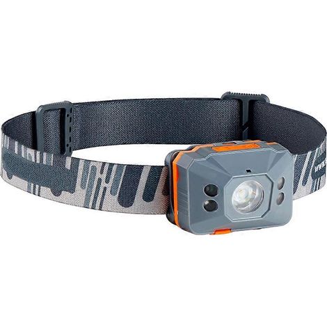 Lampe torche LED d'extérieur portable avec chargeur à induction, ultra-légère et étanche, idéale pour le camping et la randonnée.