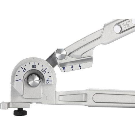 Cintreuse à levier 612 mm Taille 2/3 Compatible avec le cintrage jusqu'à 180° pour la réparation de tuyaux en cuivre/aluminium (3/8'', 1/2'')