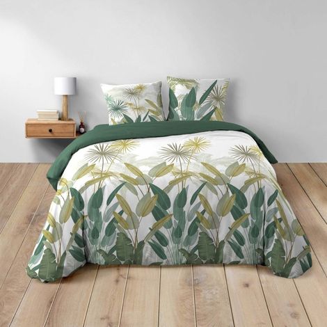Housse de couette 240x220 + 2 taies OTIKA 100% coton (1/5)