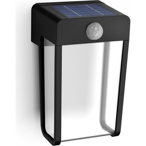 Philips Shroud lámpara solar de pared negra 2.3 W (1/2)