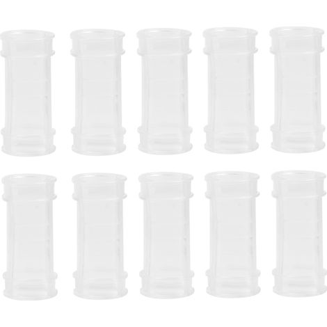10 raccords adaptateurs blancs pour tuyau d'abreuvement de volaille en plastique, connecteurs de ferme avicole, 10 pièces (1/5)
