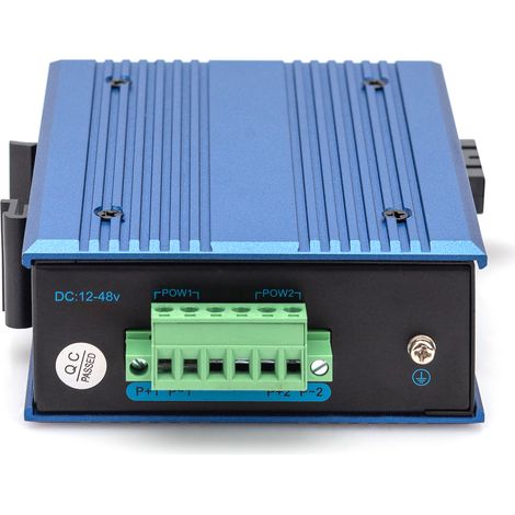 Digitus Dn-652103-1 Convertitore Multimediale Di Rete 1000 Mbit /s Modalità Multipla, Modalità Singola Nero, Blu
