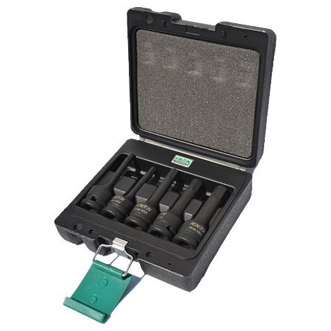 Honiton 1/2" Schlagschrauber, Honiton, Modell 4005, 5-teiliger Satz, ideal für schwere Arbeiten, aus hochfestem, langlebigem und professionellem Präzisionsstahl.