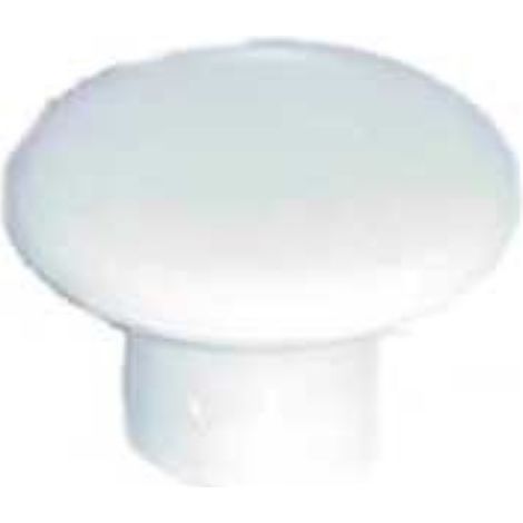 Pomolo plastificato 32mm bianco pezzi 1 - masidef (1/2)