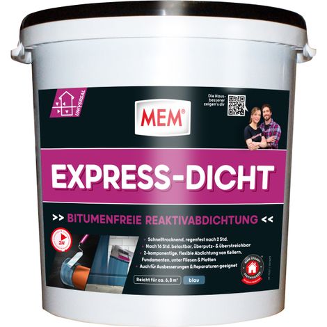 MEM Express-Dicht 25kg Kellerabdichtung Bitumenanstrich Dickbeschichtung (1/3)