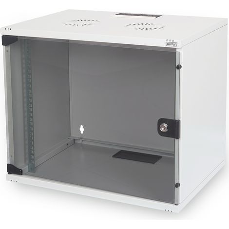 Digitus DN-19 07U-S-1, A muro, Grigio, 520 x 400 x 360 mm, 7U, 560 x 425 x 125 mm, Acciaio