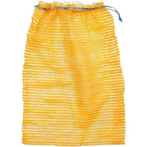 Borsa Raschel arancione, grande capacità, 40x63 cm, 15 kg