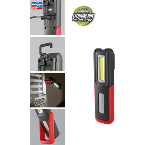 Lampe torche LED portable rechargeable VALEX 1152237 avec aimant